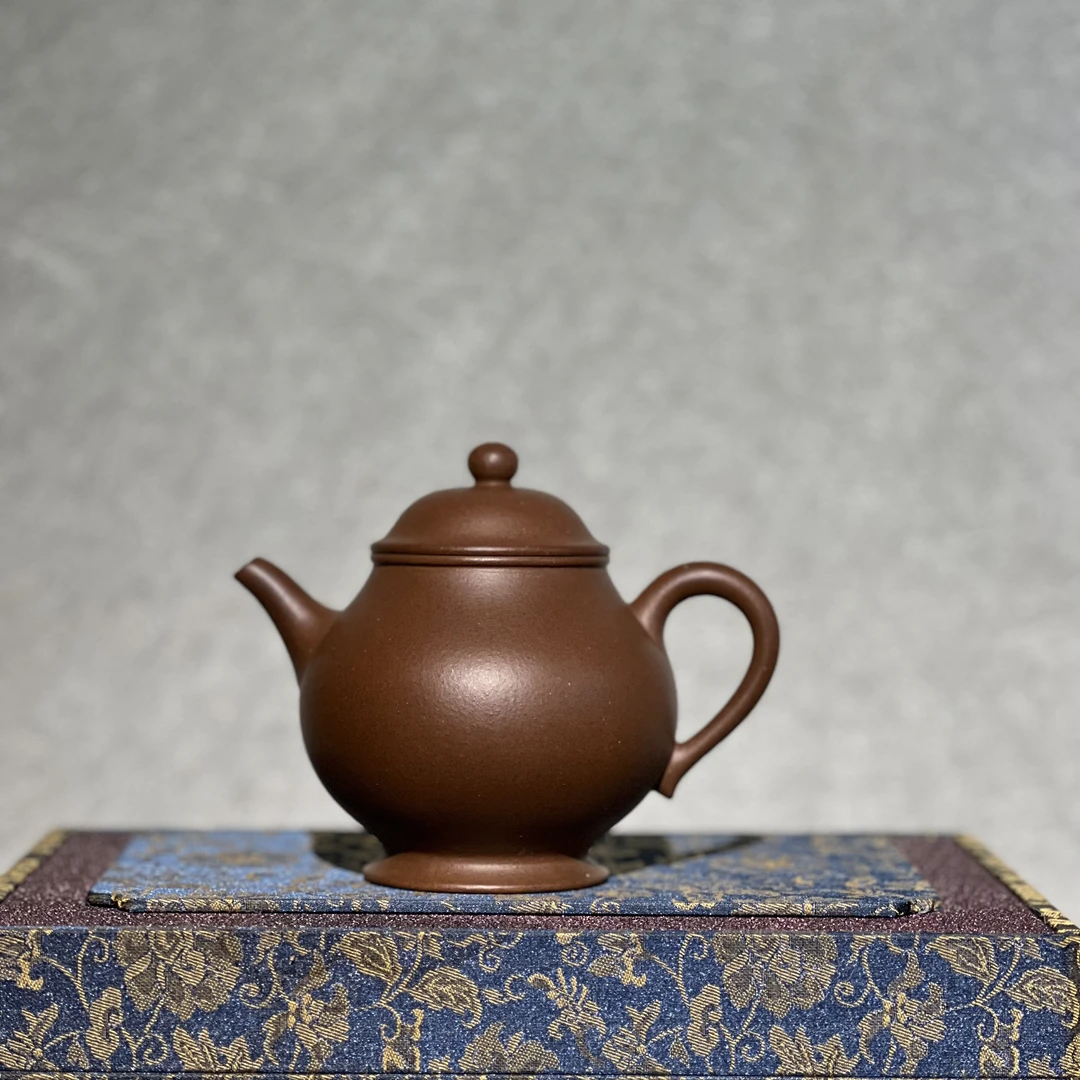 高潘，半手白麻子泥190cc，宜兴高档原矿紫砂壶茶具泡茶茶器礼品