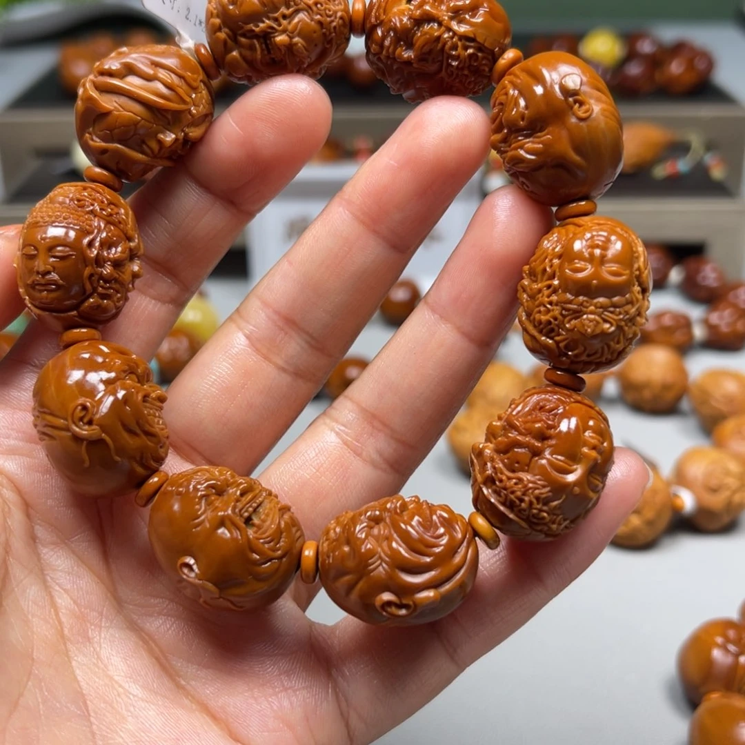 吊坠橄榄核恶僧手串