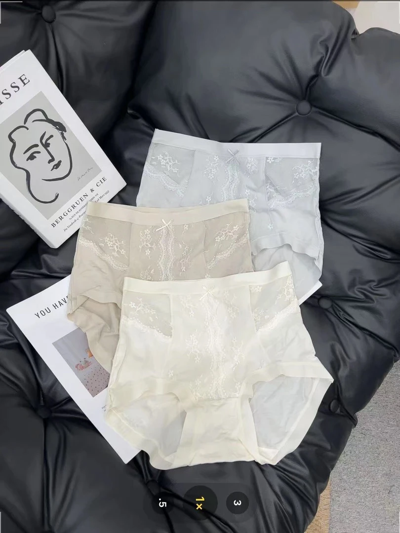 【七安倩】蕾丝雕花内裤6555