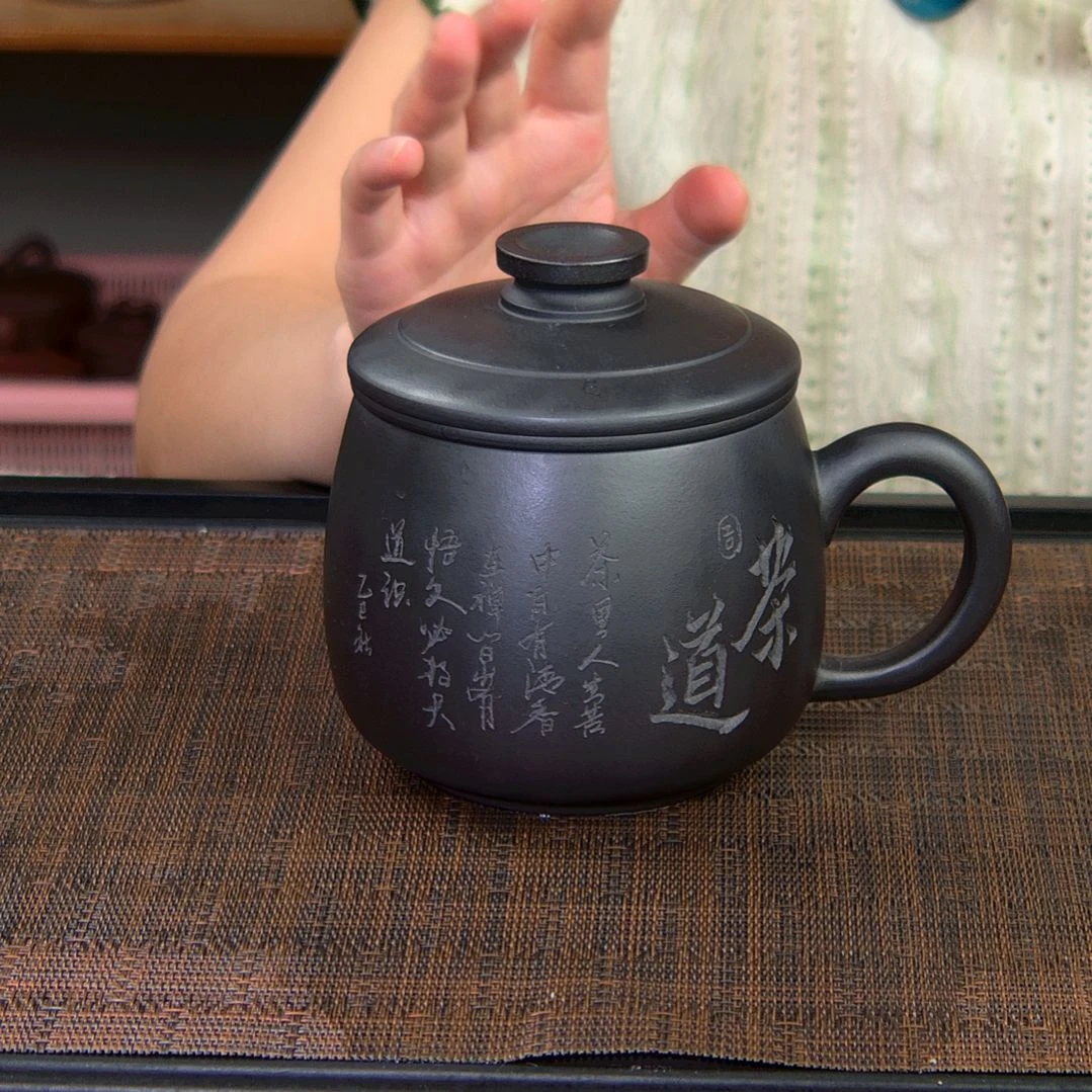 茶杯紫砂高货放漏