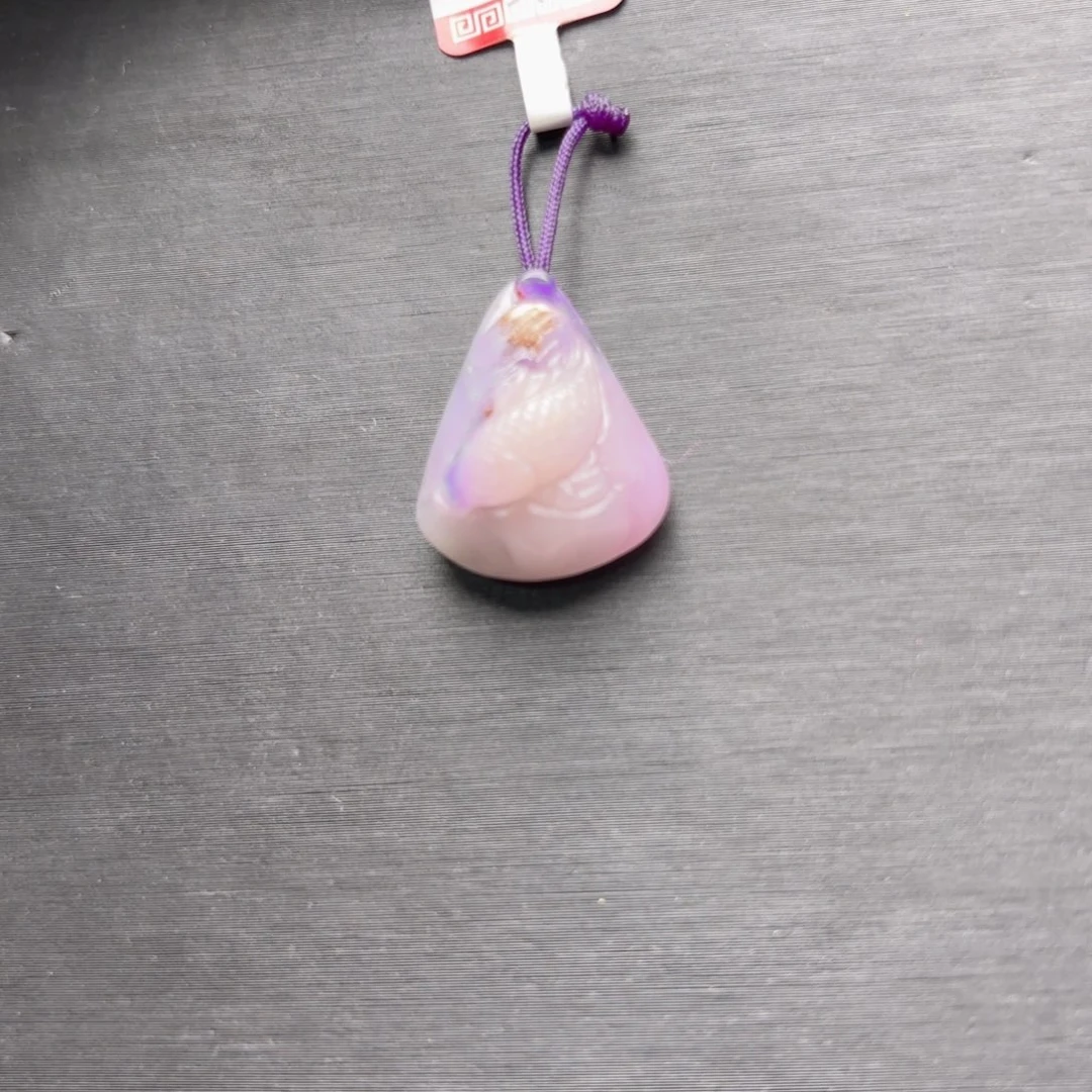 苏纪石（舒俱来）未镶嵌冰体粉紫飘蓝年年有余