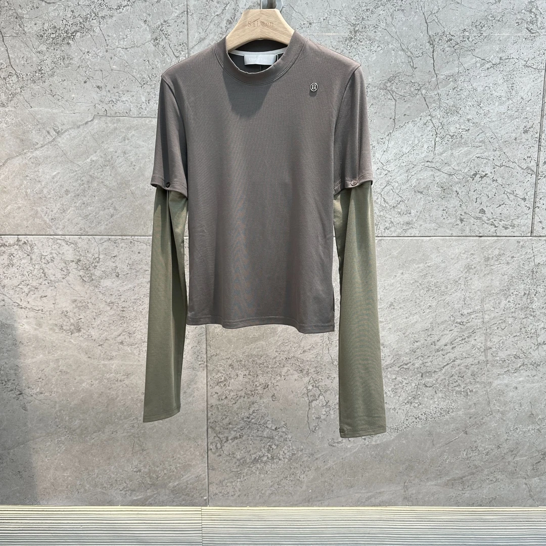 【UHOO WU】设计师品牌25年春新品可拆卸袖子T恤TP05271493/1492