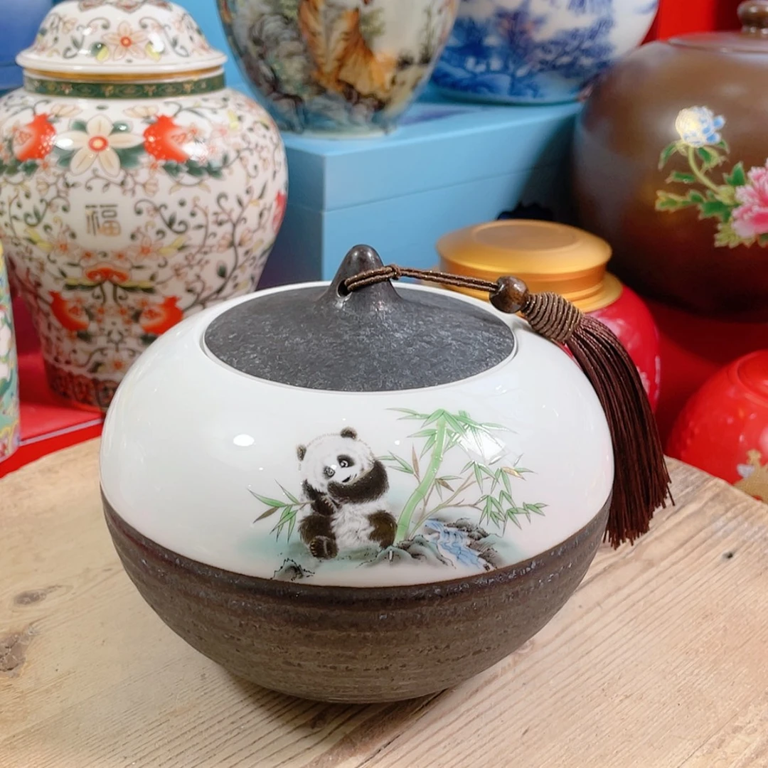 【闪购商品】罐陶瓷茶叶罐密封罐