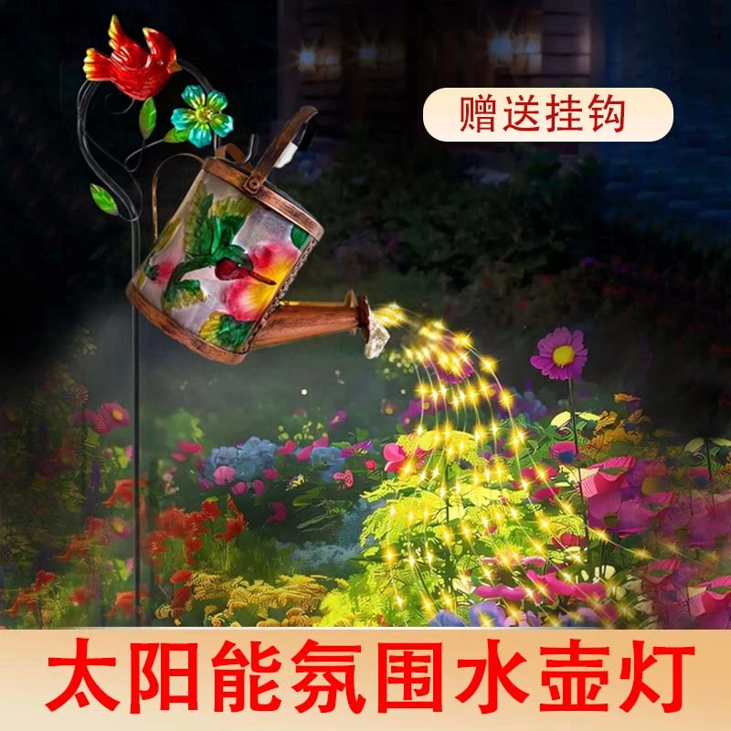 太阳能灯户外灯别墅花园庭院景观防水地插灯小院子改造用品41