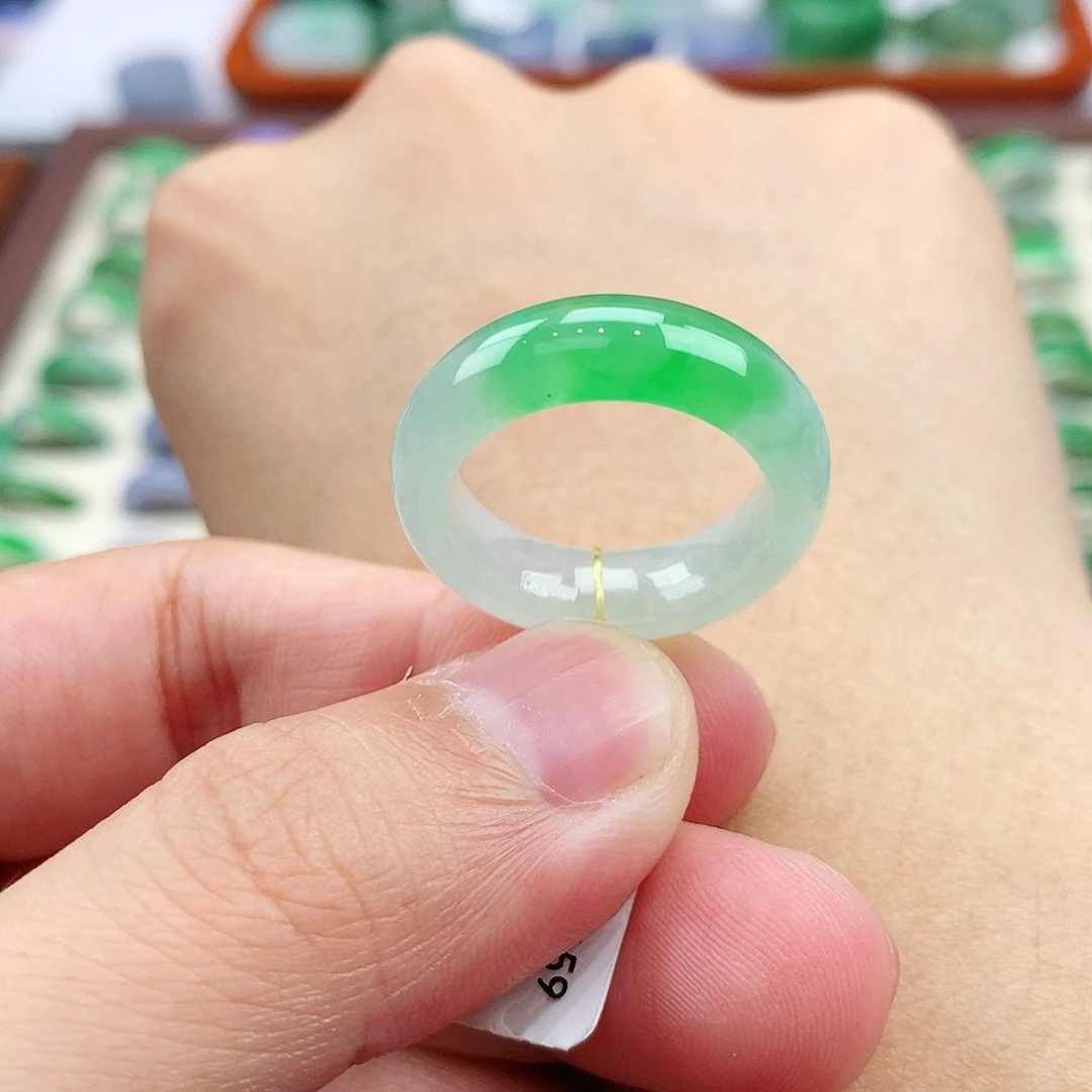未镶嵌戒指翡翠15号
