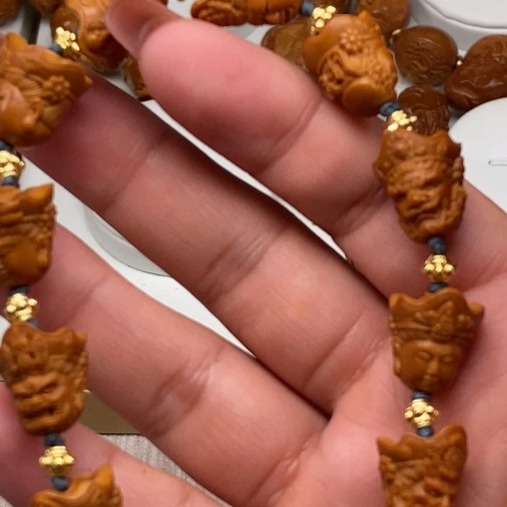 橄榄核手串/手链橄榄核雕工艺