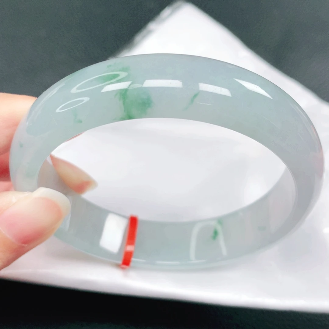 翡翠未镶嵌手镯60圈