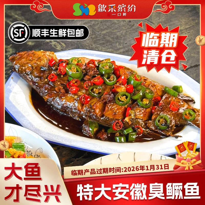 【临期特价】歙采缤纷 | 黄山臭鳜鱼正宗安徽徽州特产特大臭桂鱼