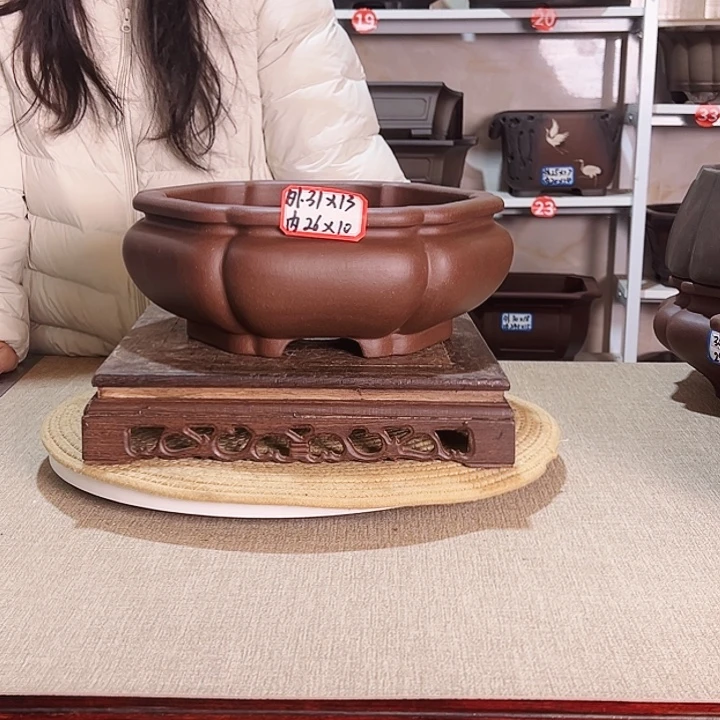 紫砂花盆紫砂花盆