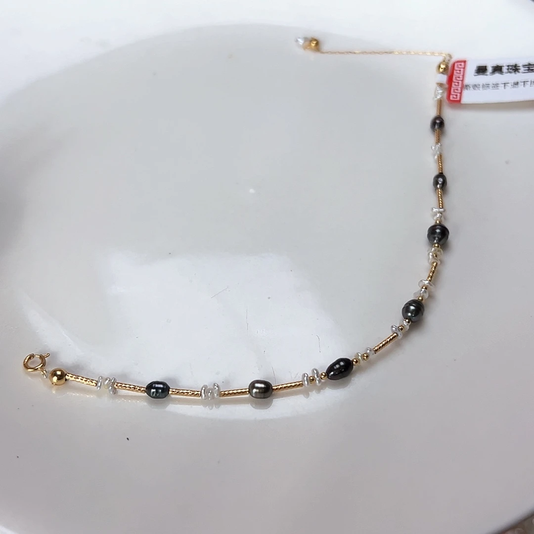 海水珍珠18K金镶嵌颈饰祺**圣