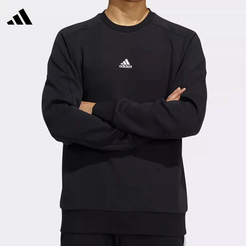 adidas/阿迪达斯男子秋季成人圆领套头运动卫衣男款运动训练秋冬