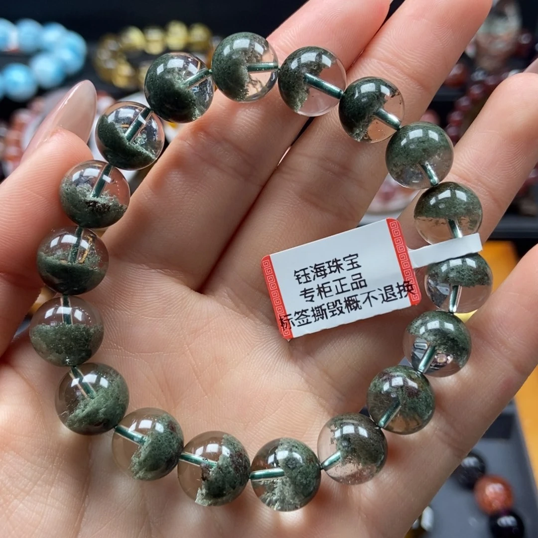 水晶绿幽灵手串未镶嵌L****?11mm