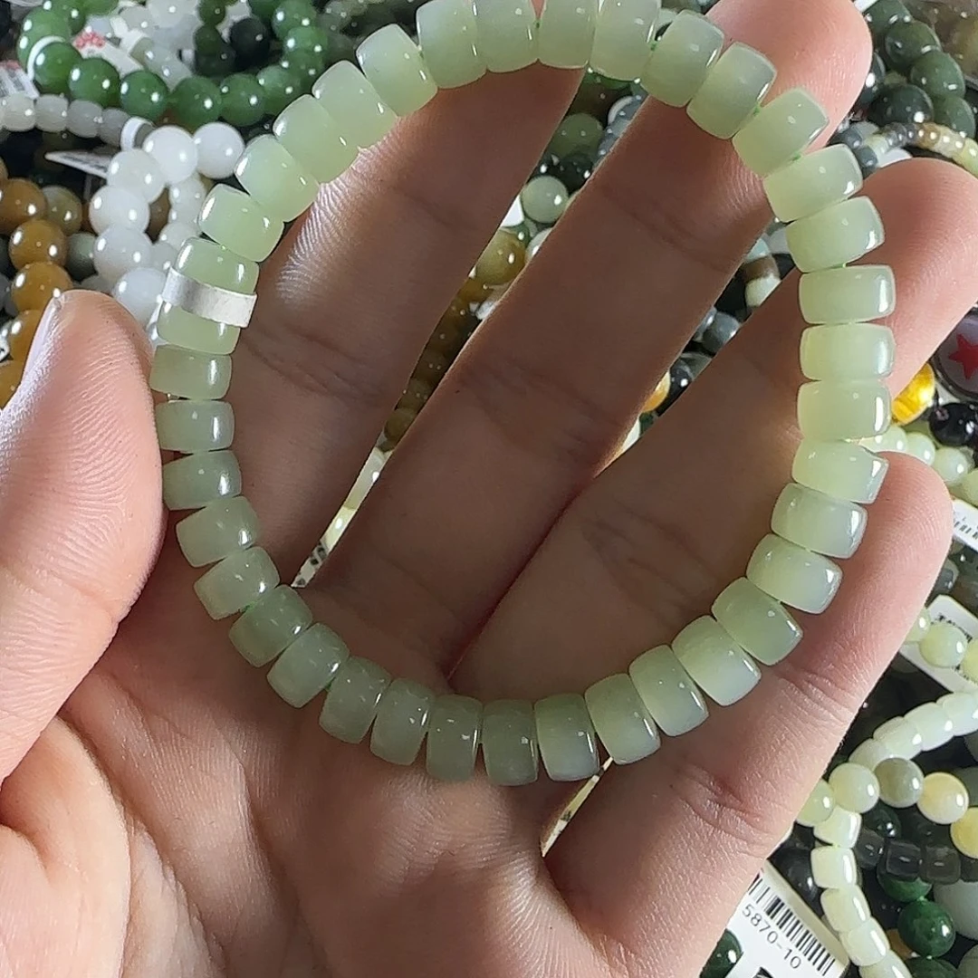 和田玉手链未镶嵌100