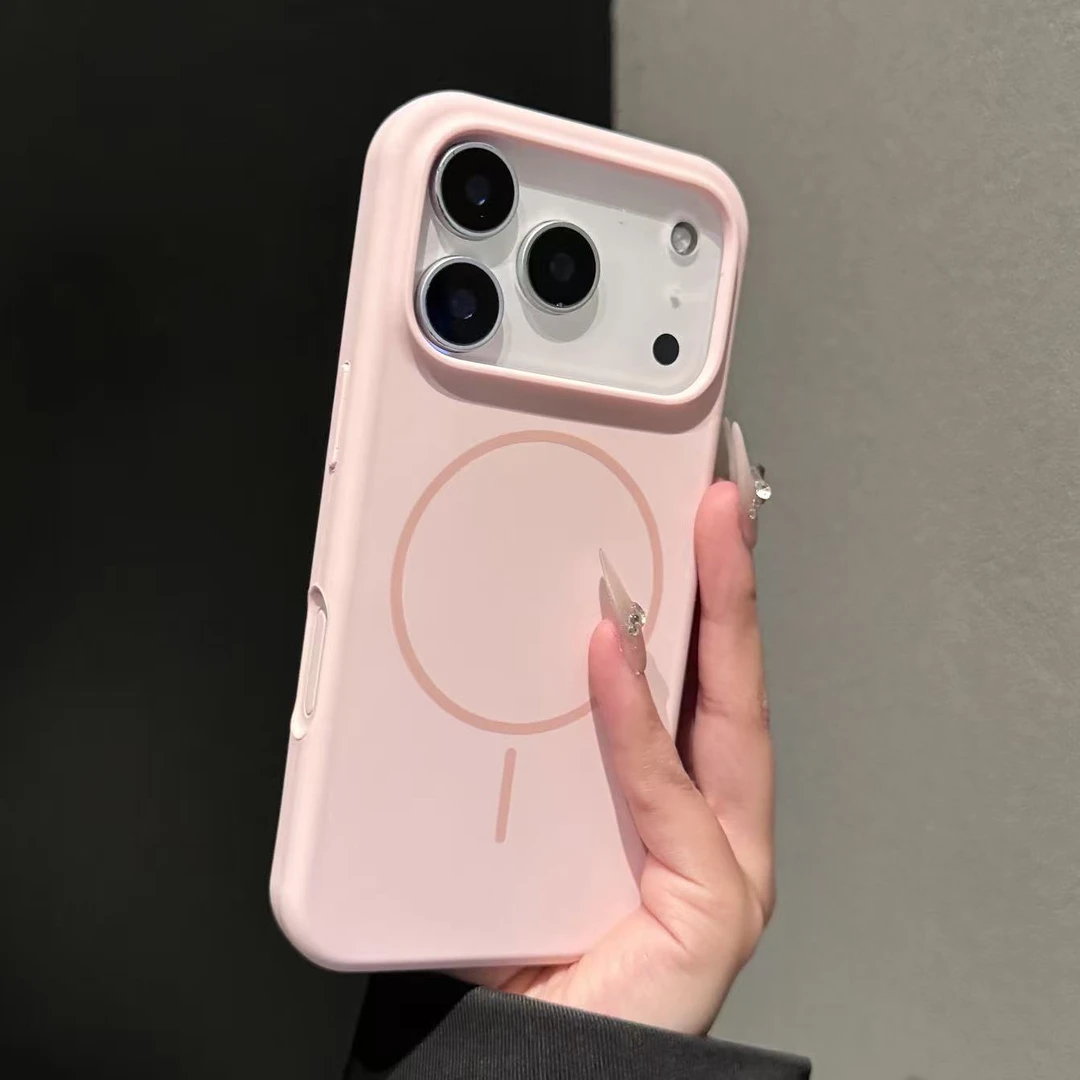 液态硅胶苹果手机壳适用于17promax多巴胺磁吸16新款15肤感14防摔