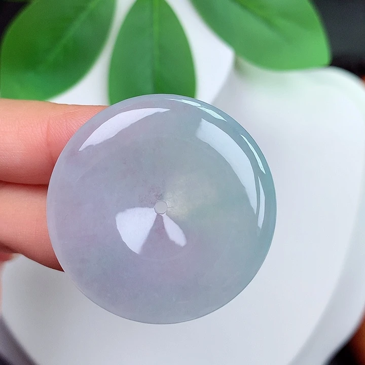 颈饰未镶嵌翡翠平安扣 35.2x5.4mm