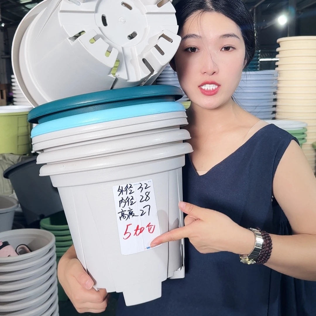 青山5加仑口径32无拖灰白5个微瑕