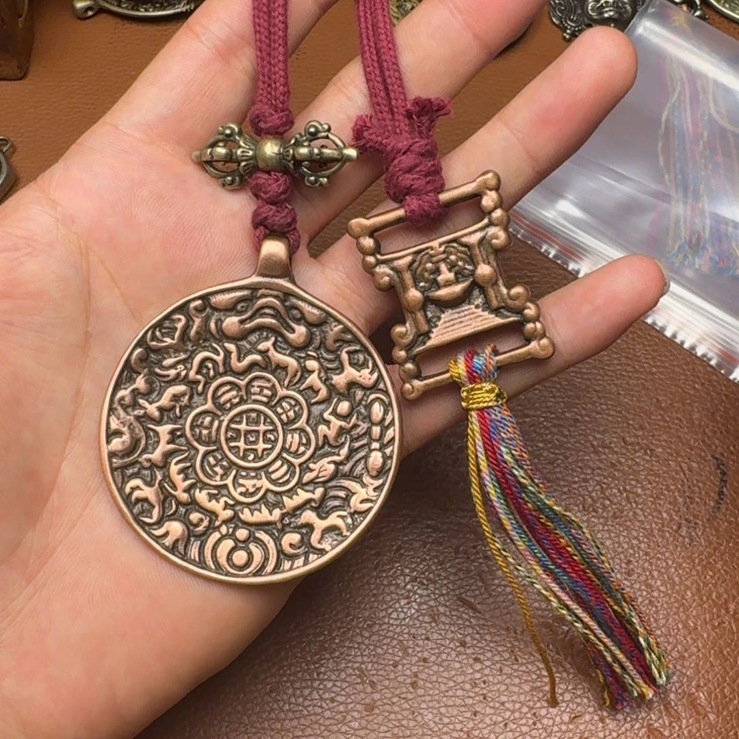 麒****店藏式风格九宫八卦牌