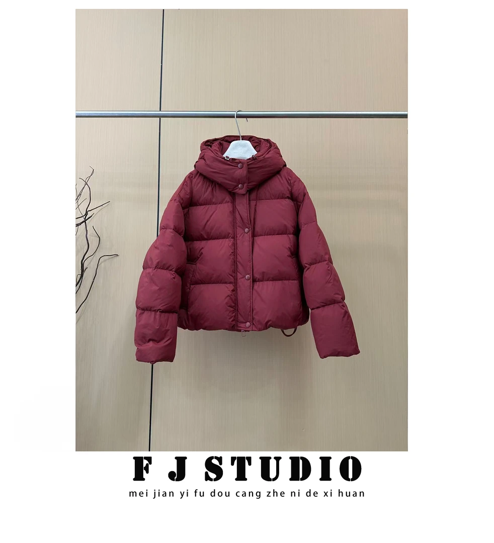 凤姐定制 {烈焰暖绒} F0102025117 冬季新款韩系百搭连帽羽绒服女