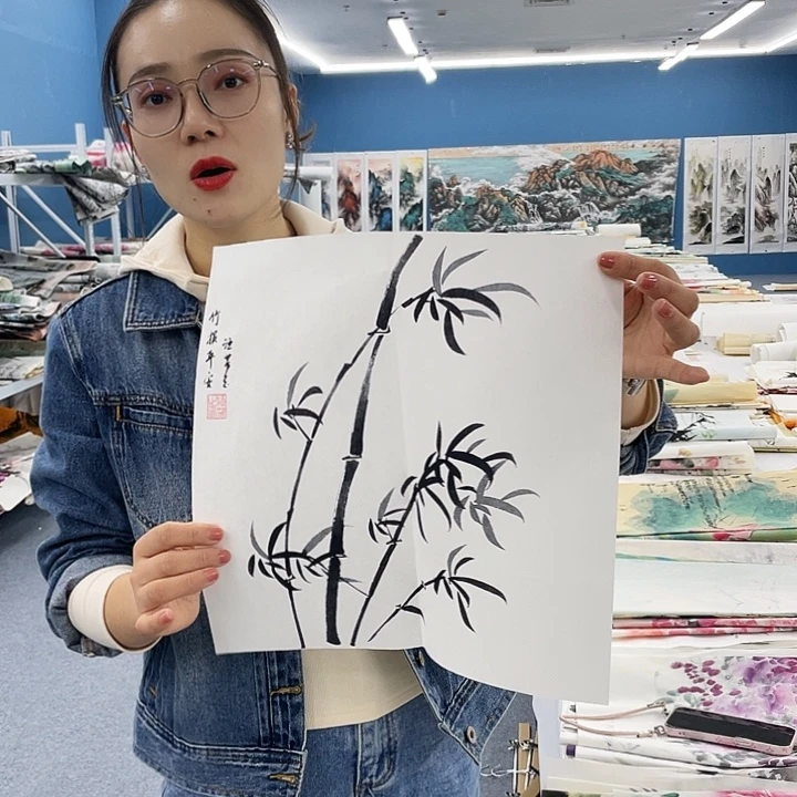 国画纯手绘国画作品