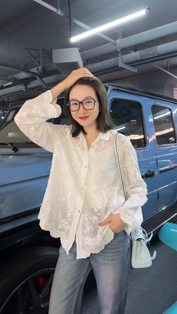 072 & RICE【繁花】100纯棉 夏季休闲翻领长袖衬衫 32NB333Z*