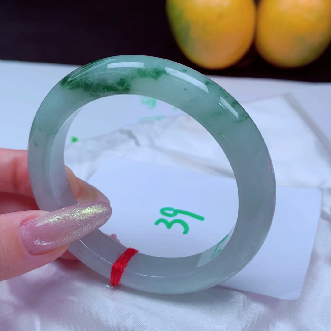 未镶嵌手镯翡翠天然缅甸翡翠A货手镯 39号