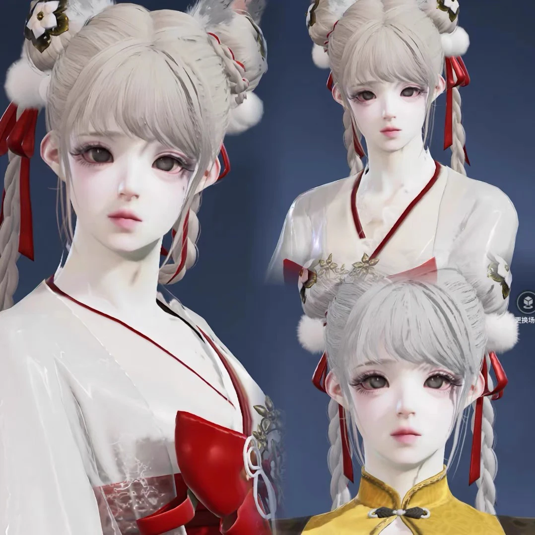 国服 永劫无间捏脸数据 女脸型 胡桃 小兔子端游手游通用