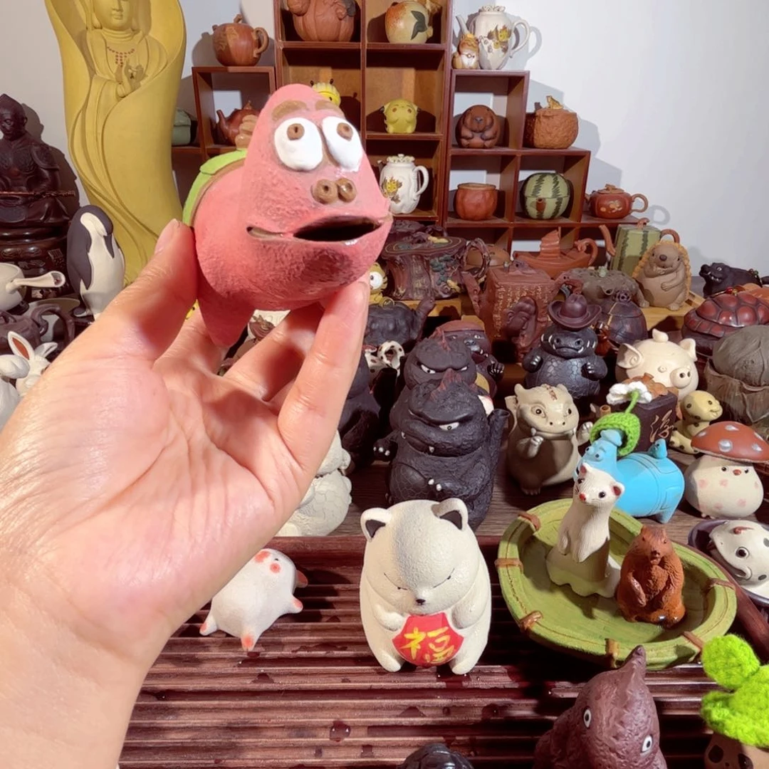 紫砂茶壶ᴸ****ᴸ纯手工制作过程非常