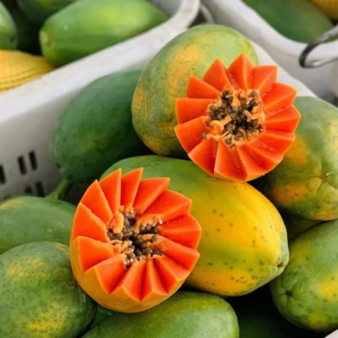 海南树熟红心木瓜