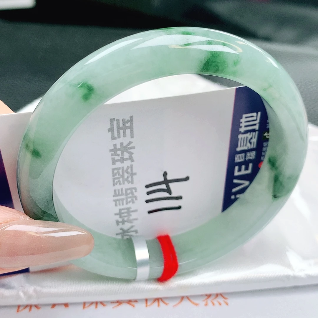 翡翠未镶嵌手镯缅甸天然a货翡翠