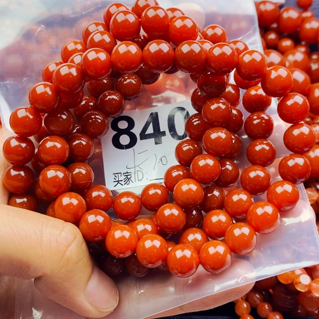 手链未镶嵌南红玛瑙工****输