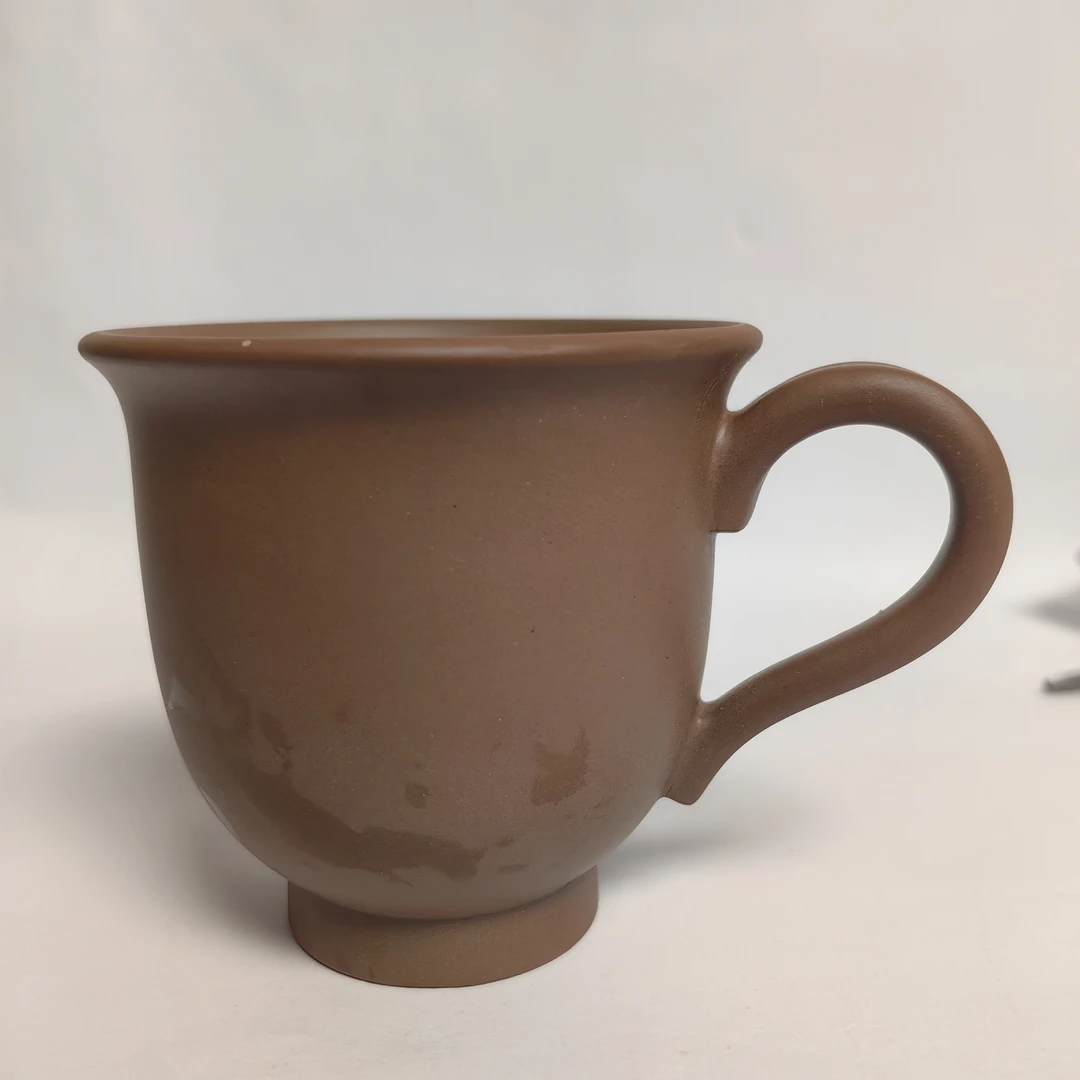 茶杯 咖啡杯 手工制作 坭兴陶原矿手拉成型 电窑烧成