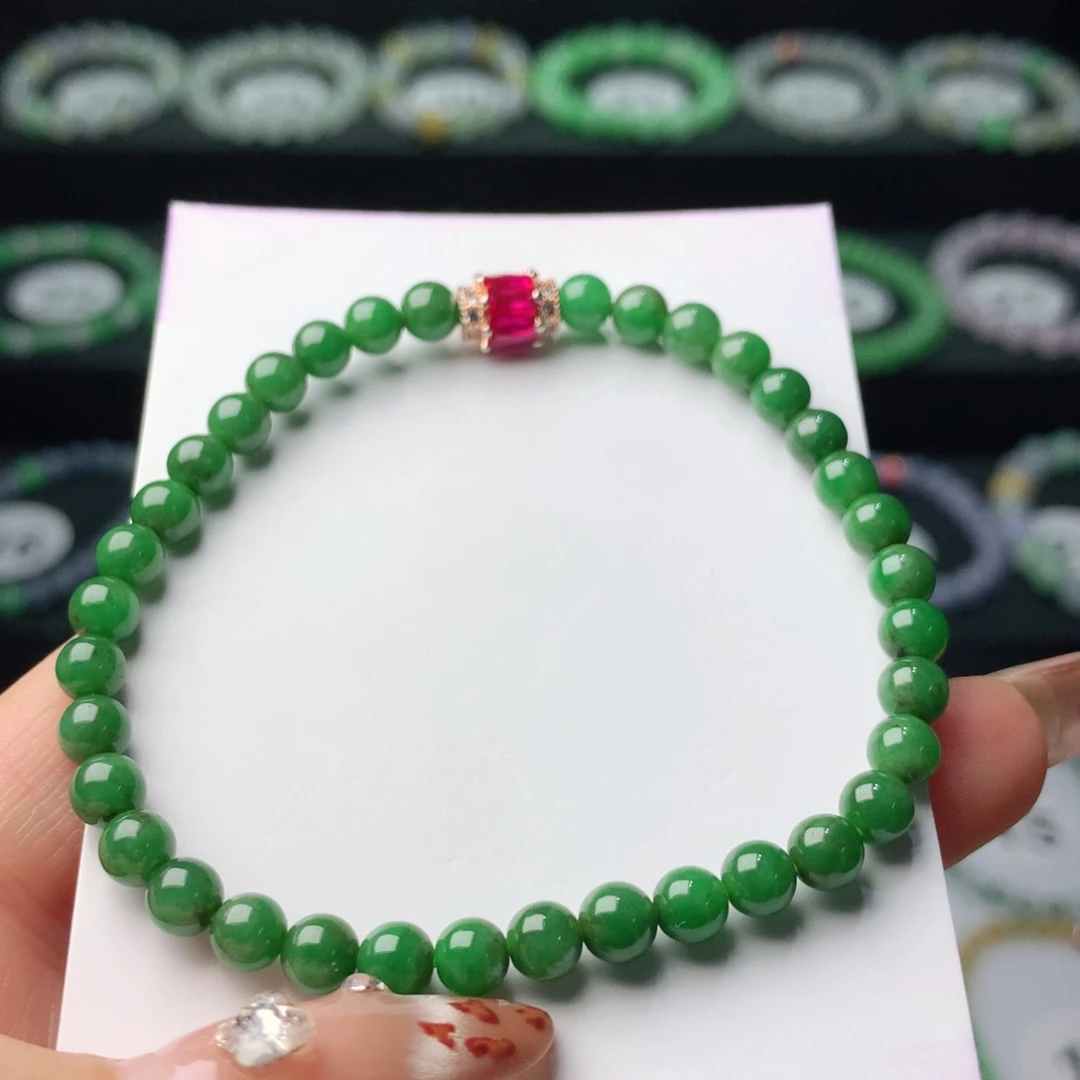 翡翠未镶嵌手链翡翠