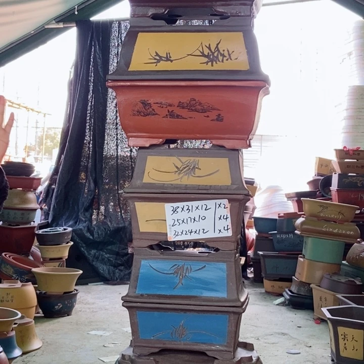 紫砂花盆紫砂紫砂