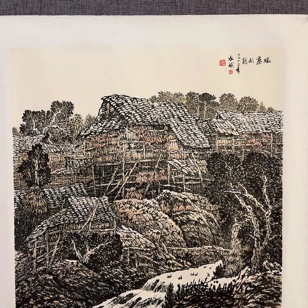 国画黎老师作品画作