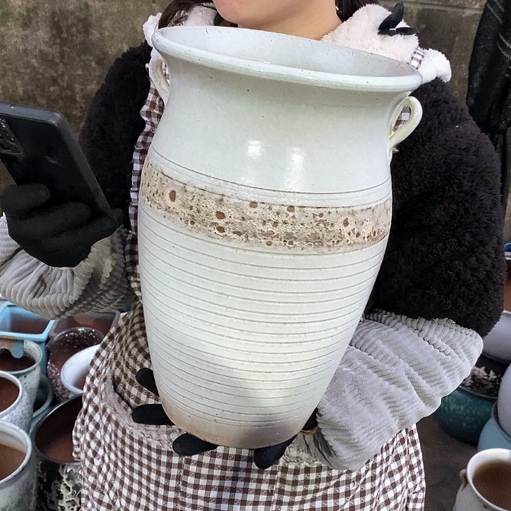 紫砂花盆正品口20高32