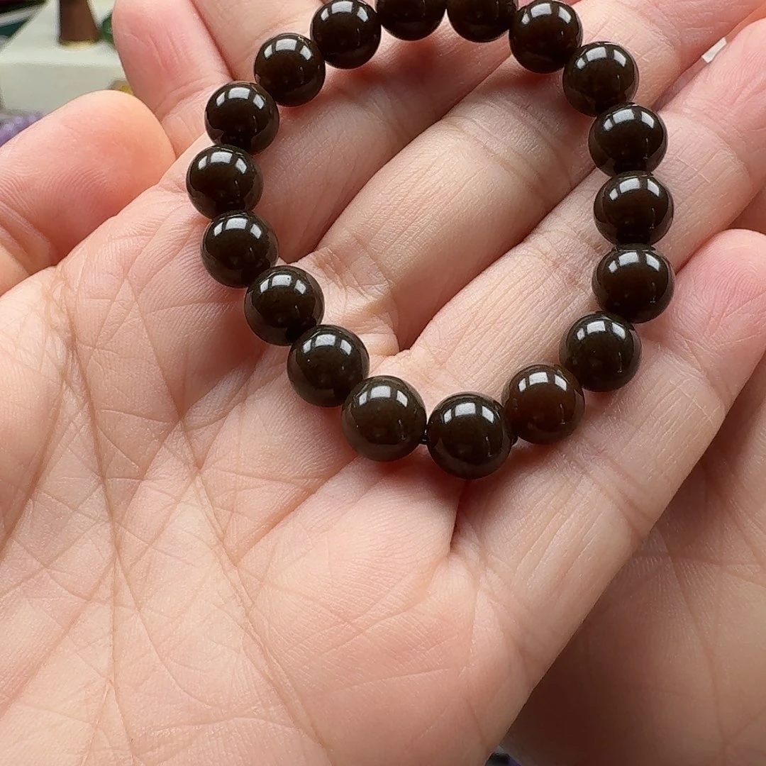 苏***袍和田玉未镶嵌手链