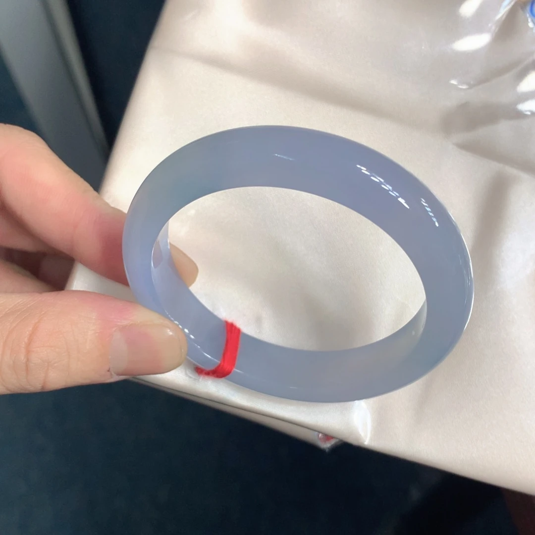 翡翠手镯未镶嵌翡翠（正冰莫奈紫）