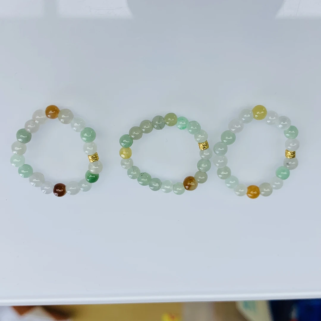 【刀客砍价王】天然A货翡翠戒圈多样性发一件@587207