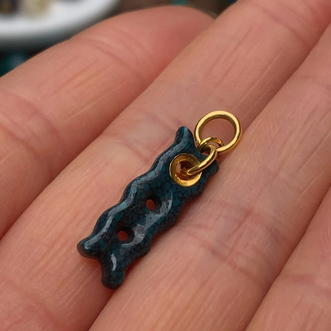 绿松石18K金镶嵌配饰