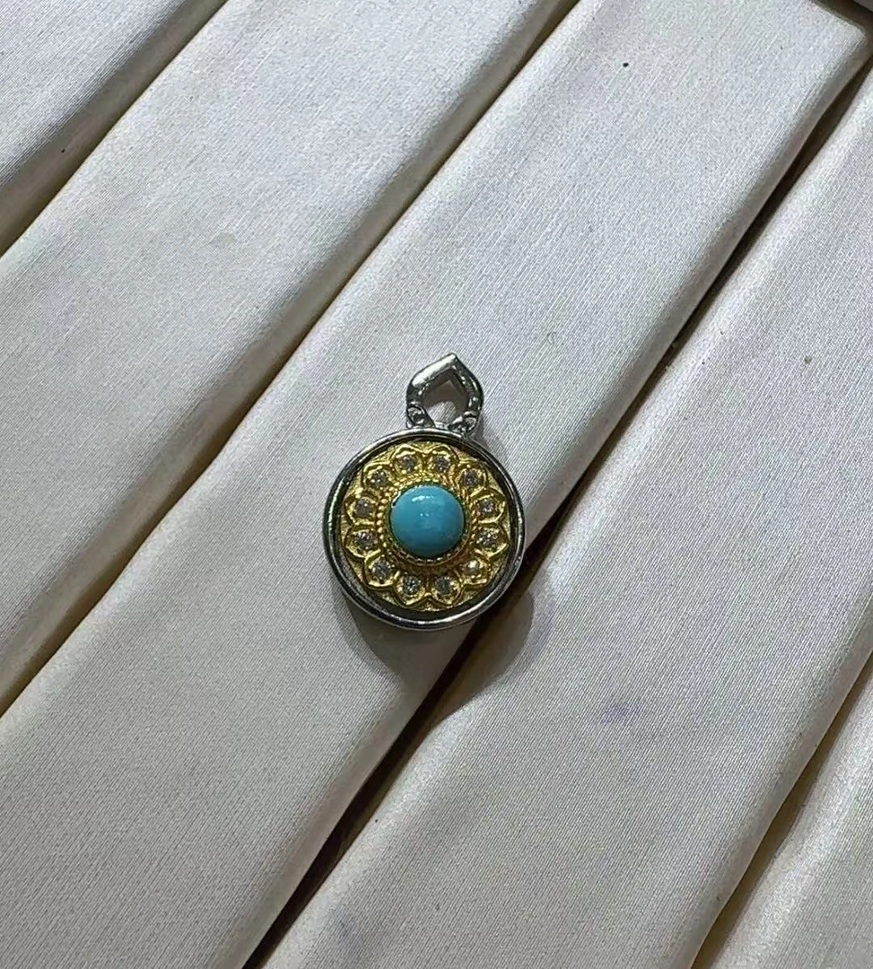 吊坠925银 S925银松松罗盘吊坠「多样性发」