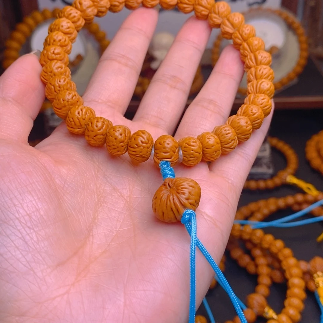 匠***城桃核手串龙文桃核