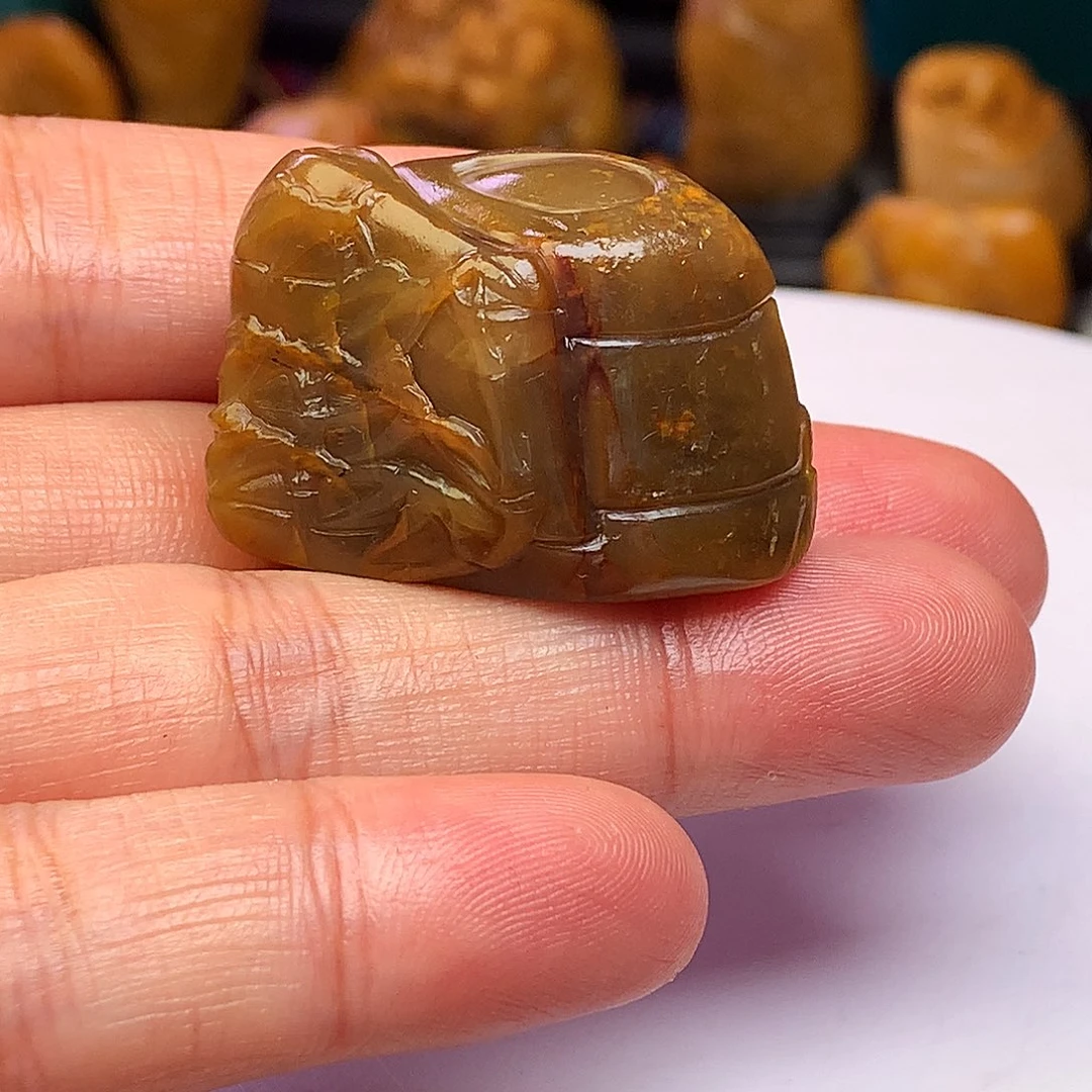 田黄石寿山田黄闲章