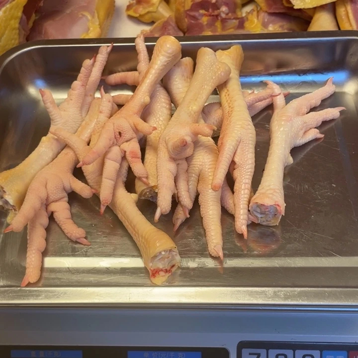 低温冷冻60天中国大陆食用农产品鸡爪