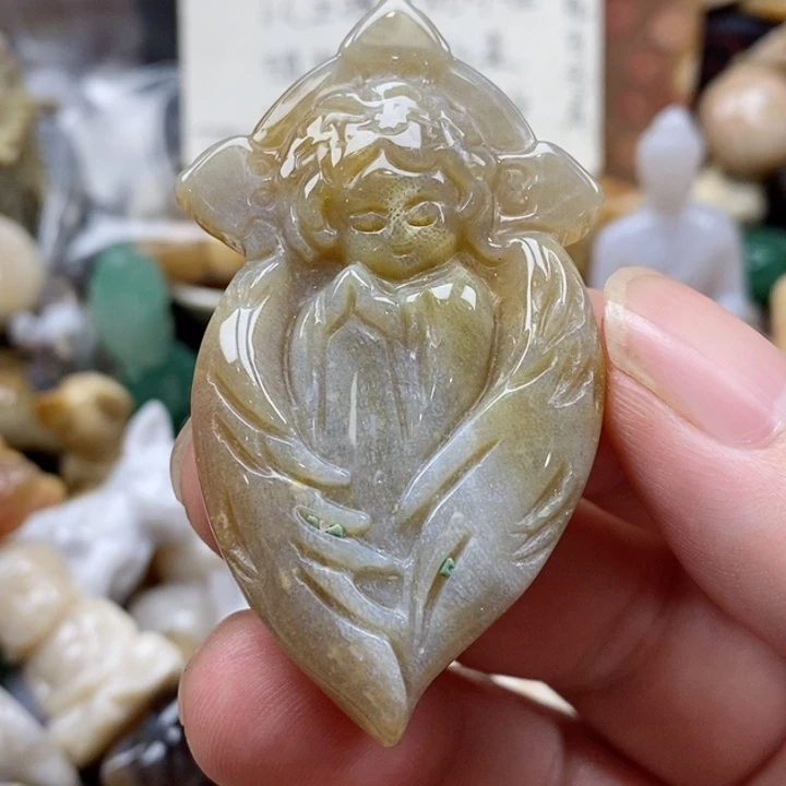 硅化珊瑚（珊瑚玉）未镶嵌颈饰