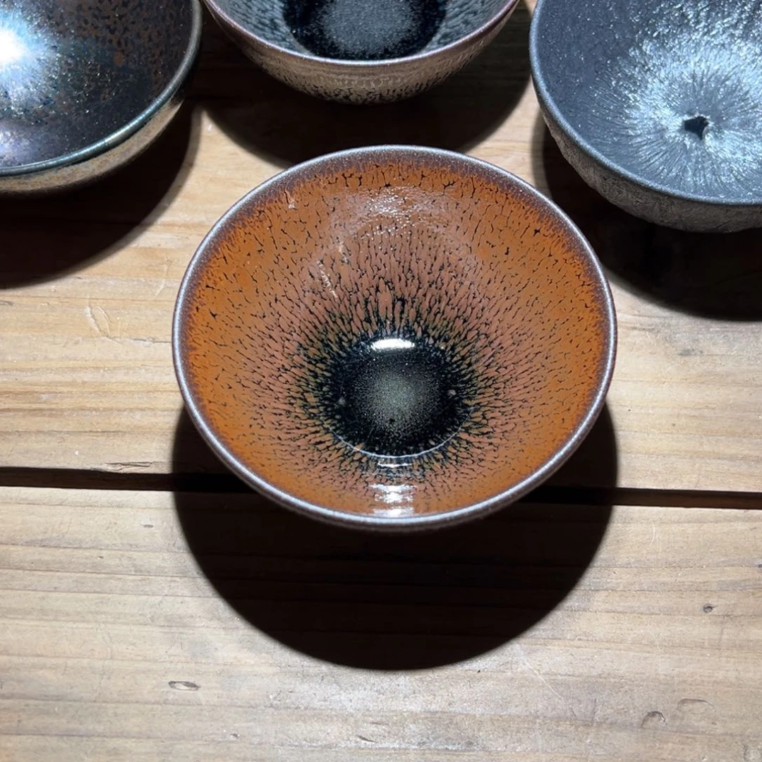 茶盏老木头柴烧建盏精选9