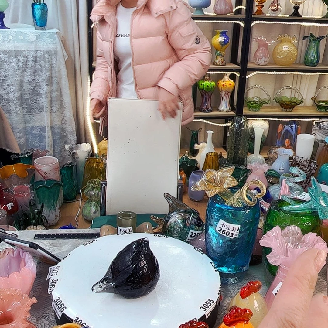 熔岩鸟 大号家悦琉璃工艺品