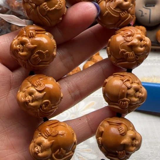 手串橄榄核橄榄雕雕刻工艺的