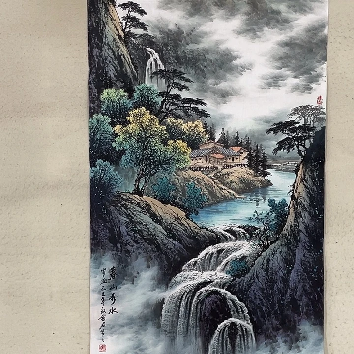 国画国画作品欣赏。国画