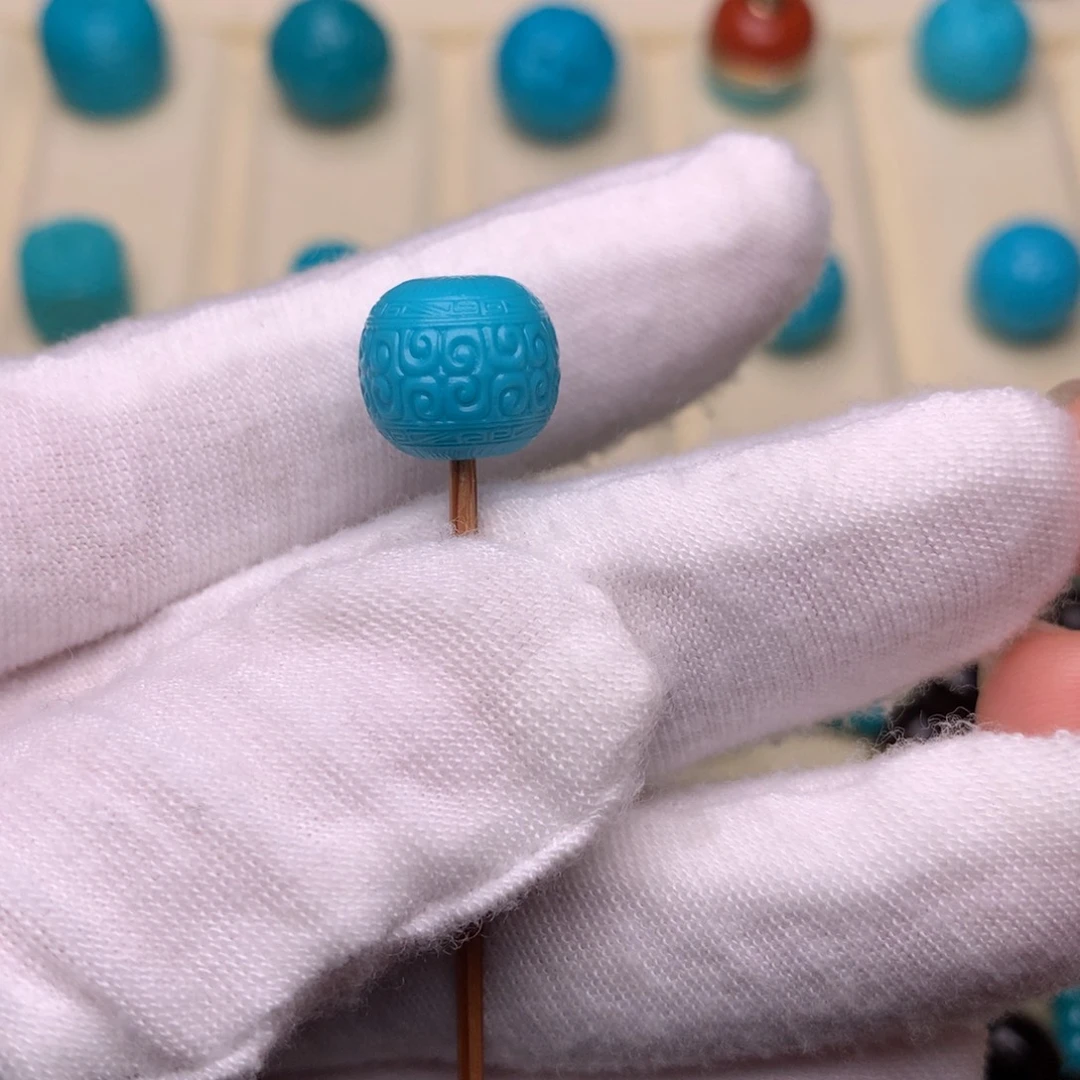 绿松石未镶嵌绿松石回纹10.9