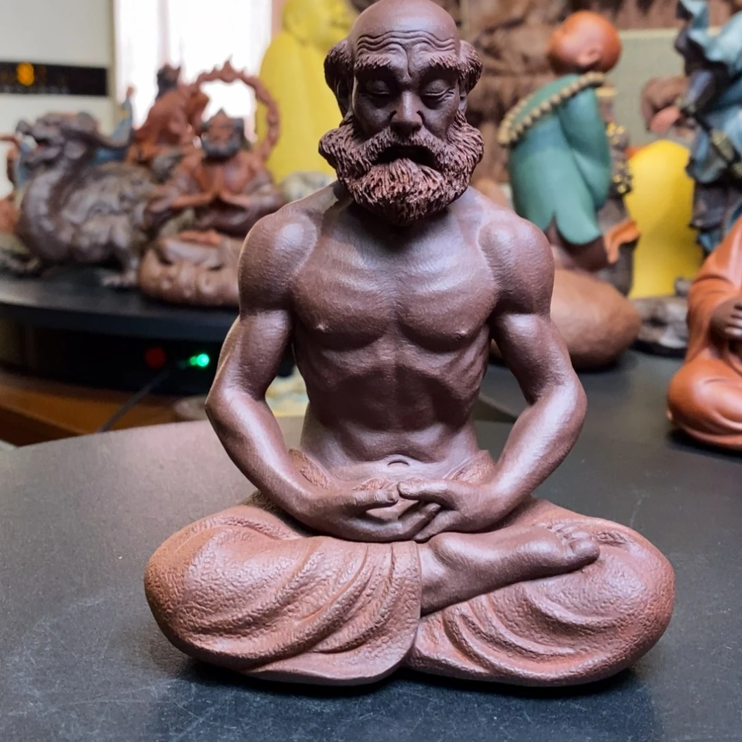 茶宠紫砂郭栋达摩